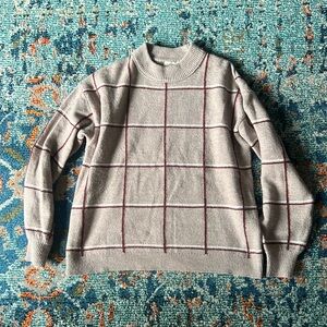 End of season sale! Upwest plaid sweater
